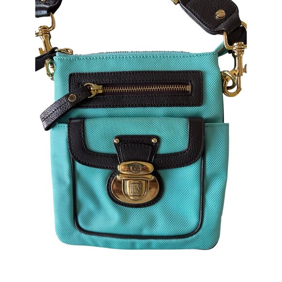 Jean-Pierre Klifa JPK 75 Turquoise Crossbody Handbag Purse New Resort Designer - Picture 2 of 7